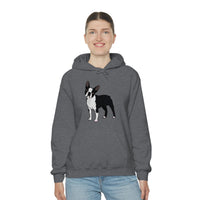 Boston Terrier Unisex Heavy Blend™ Hooded Sweatshirt, S - 5XL, 12 Colors, Cotton/Polyester, FREE Shipping, Made in USA!!