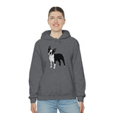 Boston Terrier Unisex Heavy Blend™ Hooded Sweatshirt, S - 5XL, 12 Colors, Cotton/Polyester, FREE Shipping, Made in USA!!