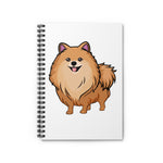 Pomeranian Spiral Notebook - Ruled Line, Made in USA