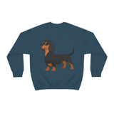 Dachshund Unisex Heavy Blend™ Crewneck Sweatshirt, S - 2XL, 14 Colors, Cotton/Polyester, Medium Fabric, FREE Shipping, Made in USA!!