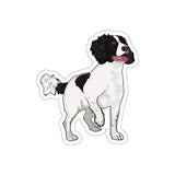 English Springer Spaniel Die-Cut Stickers, Water Resistant Vinyl, 5 Sizes, Matte Finish, Indoor/Outdoor, FREE Shipping, Made in USA!!