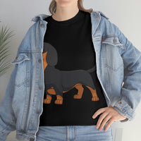 Dachshund Unisex Heavy Cotton Tee, S - 5XL, 12 Colors, Light Fabric, FREE Shipping, Made in USA!!