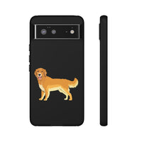 Golden Retriever Cell Phone Cases, Samsung, iPhone, Google, Impact Resistant, Dual Layer for Protection, FREE Shipping, Made in USA!!