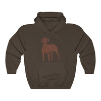 Vizsla Unisex Heavy Blend Hooded Sweatshirt, 11 Colors, S - 5XL, FREE Shipping, Made in the Usa!!