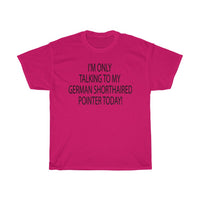 German Shorthaired Pointer Unisex Heavy Cotton Tee