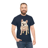 French Bulldog Unisex Heavy Cotton Tee, S - 5XL, 12 Colors, Light Fabric, FREE Shipping, Made in USA!!