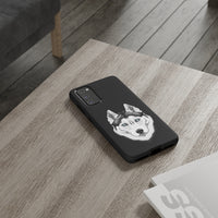 Siberian Husky Tough Cell Phone Cases, 33 Types of Cases, 2 Layer Case, Impact Resistant, FREE Shipping, Made in USA!!