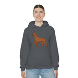 Rhodesian Ridgeback Unisex Heavy Blend™ Hooded Sweatshirt, S - 5XL, 12 Colors, Cotton/Polyester, FREE Shipping, Made in USA!!