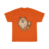 Pomeranian Unisex Heavy Cotton Tee, Made in USA