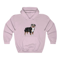 Australian Shepherd Unisex Heavy Blend™ Hooded Sweatshirt, S-3XL, 12 Colors, Cotton/Polyester, Medium Fabric, FREE Shipping, Made in USA!!