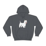 West Highland White Terrier Unisex Heavy Blend™ Hooded Sweatshirt, S - 5XL, Cotton/Polyester, FREE Shipping, Made in USA!!