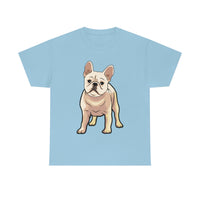 French Bulldog Unisex Heavy Cotton Tee, S - 5XL, 12 Colors, Light Fabric, FREE Shipping, Made in USA!!