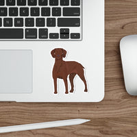 Vizsla Die-Cut Stickers, Indoor and Outdoor Use, Waterproof, Matte Finish, FREE Shipping, Made in the USA!!