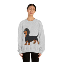 Dachshund Unisex Heavy Blend™ Crewneck Sweatshirt, S - 2XL, 14 Colors, Cotton/Polyester, Medium Fabric, FREE Shipping, Made in USA!!