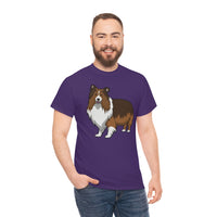 Shetland Sheepdog Unisex Heavy Cotton Tee