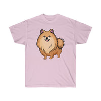 Pomeranian Unisex Ultra Cotton Tee, Made in USA