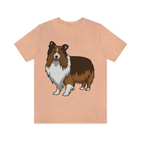 Shetland Sheepdog Unisex Jersey Short Sleeve Tee