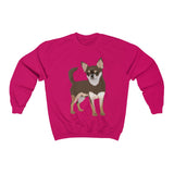 Chihuahua Unisex Heavy Blend™ Crewneck Sweatshirt, Cotton, Polyester, Loose Fit, S - 5XL, 12 Colors, Made in the USA!!