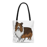 Shetland Sheepdog AOP Tote Bag