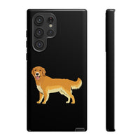 Golden Retriever Cell Phone Cases, Samsung, iPhone, Google, Impact Resistant, Dual Layer for Protection, FREE Shipping, Made in USA!!