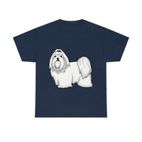 Maltese Unisex Heavy Cotton Tee, S - 5XL, 12 Colors, 100% Cotton, Medium Fabric, FREE Shipping, Made in USA!!
