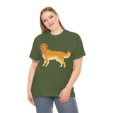 Golden Retriever Unisex Heavy Cotton Tee