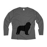 Newfoundland Women's Long Sleeve Performance V-neck Tee