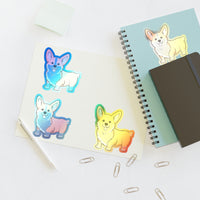 Pembroke Welsh Corgi Sticker Sheets, 2 Image Sizes, 3 Image Surfaces, Water Resistant Vinyl, FREE Shipping, Made in USA!!