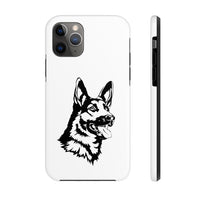 German Shepherd Case Mate Tough Phone Cases, Over 30 Sizes, Impact Resistant, Rubber Liner, FREE Shipping, Made in USA!!
