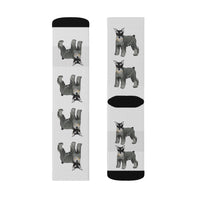 Miniature Schnauzer Sublimation Socks