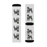 Miniature Schnauzer Sublimation Socks