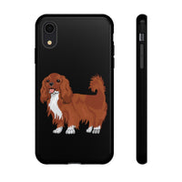 Ruby Cavalier King Charles Spaniel Tough Cases, Matte/Glossy, Outer Shell, 2 Layer Case For Protection, Over 30 Cases!!