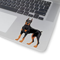 Doberman Pinscher Kiss-Cut Stickers