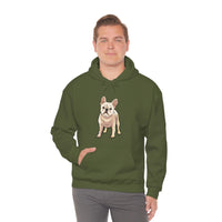 French Bulldog Unisex Heavy Blend Hooded Sweatshirt, S - 5XL, 12 Colors, FREE Shipping, Made in USA!!