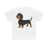 Dachshund Unisex Heavy Cotton Tee, S - 5XL, 12 Colors, Light Fabric, FREE Shipping, Made in USA!!