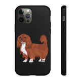 Ruby Cavalier King Charles Spaniel Tough Cases, Matte/Glossy, Outer Shell, 2 Layer Case For Protection, Over 30 Cases!!