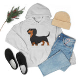 Dachshund Unisex Heavy Blend™ Hooded Sweatshirt, S - 5XL, 13 Colors, Cotton/Polyester, FREE Shipping, Made in USA!!