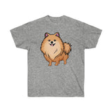 Pomeranian Unisex Ultra Cotton Tee, Made in USA