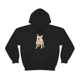 French Bulldog Unisex Heavy Blend Hooded Sweatshirt, S - 5XL, 12 Colors, FREE Shipping, Made in USA!!