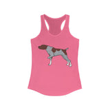 German Shorthaired Pointer Women's Ideal Racerback Tank