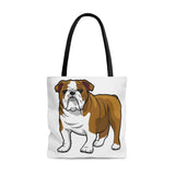 Bulldog AOP Tote Bag