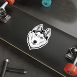 Siberian Husky Die-Cut Stickers, Water Resistant Vinyl, 5 Sizes, Matte Finish, Indoor/Outdoor, FREE Shipping, Made in USA!!