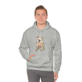 French Bulldog Unisex Heavy Blend Hooded Sweatshirt, S - 5XL, 12 Colors, FREE Shipping, Made in USA!!