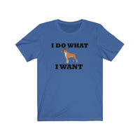 I Do What I Want Boxer Unisex Jersey Short Sleeve Tee