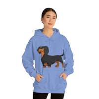 Dachshund Unisex Heavy Blend™ Hooded Sweatshirt, S - 5XL, 13 Colors, Cotton/Polyester, FREE Shipping, Made in USA!!