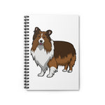 Shetland Sheepdog Spiral Notebook - Ruled Line