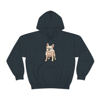 French Bulldog Unisex Heavy Blend Hooded Sweatshirt, S - 5XL, 12 Colors, FREE Shipping, Made in USA!!