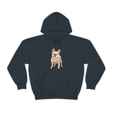 French Bulldog Unisex Heavy Blend Hooded Sweatshirt, S - 5XL, 12 Colors, FREE Shipping, Made in USA!!