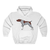 German Shorthaired Pointer Unisex Heavy Blend Hooded Sweatshirt