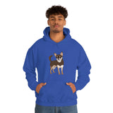 Chihuahua Unisex Heavy Blend Hooded Sweatshirt, Cotton/Polyester, S- 5XL, 13 Colors, Free Shipping, Made In Usa!!